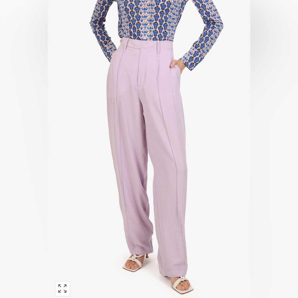 Joseph Lilac Women's Trousers